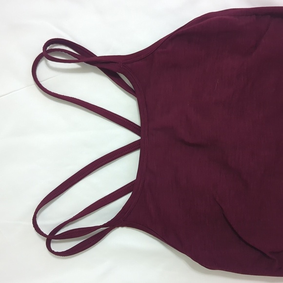 Sweaty Betty Namaska Yoga Seamless Vest Tank, Color Wine Size S - Picture 4 of 14